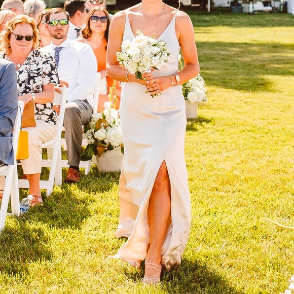 ✨Revelry Carmen Dress in Soft Champagne ✨ - Picture 5 of 7